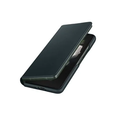 Cover Samsung Z Fold 3 Leather Flip Cover - Green